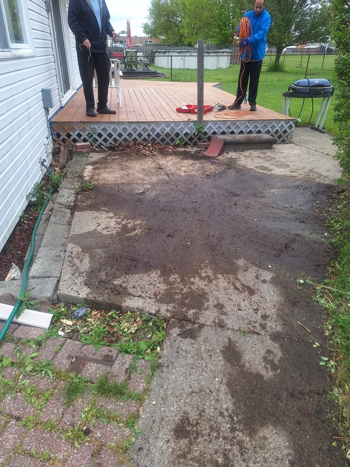 after bath tub removal